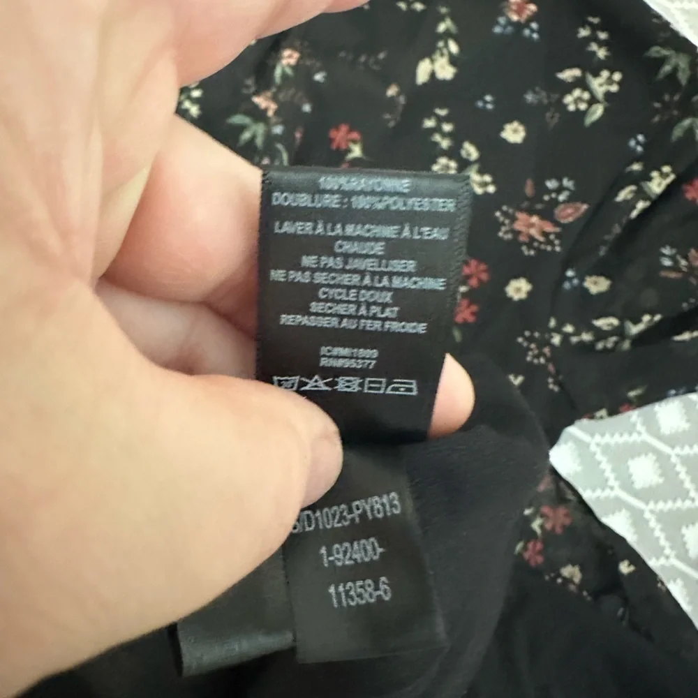 Sanctuary Smocked Black Floral Midi Dress, Women’s Size Small